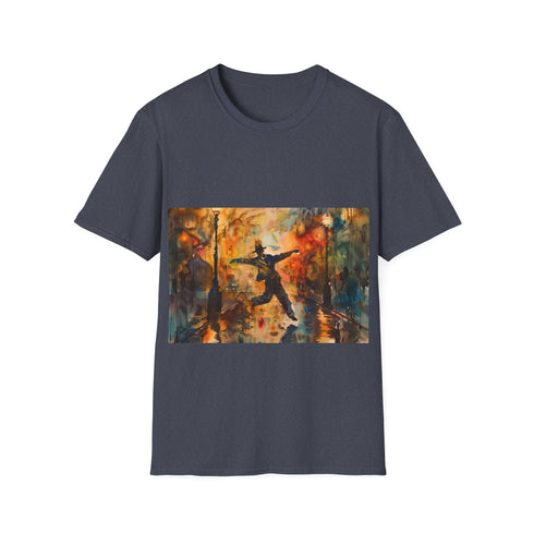 Rainbow Rhapsody Gene Kelly Tee Charcoal S Cotton Crew Neck