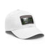 Maui Island Paradise Baseball Cap in White with Light Brown Patch