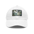 Congo Rainforest Dreams Cap White Light Brown Rectangle Unisex Vegan Hat.