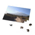 Kilimanjaro Tanzania puzzle featuring panoramic view of majestic peak under sunny sky.