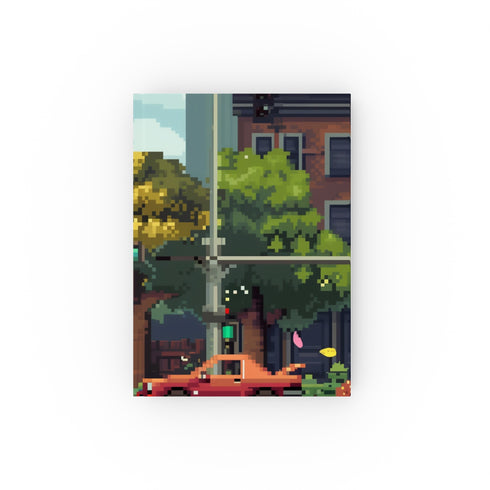 8-Bit gaming inspired notebook, perfect for capturing ideas and high scores - Press Start on your creativity now!