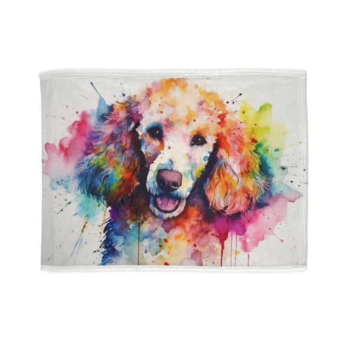 Royal Canin Poodle Passion Blanket: Elegant Poodle Silhouette Rest Blanket