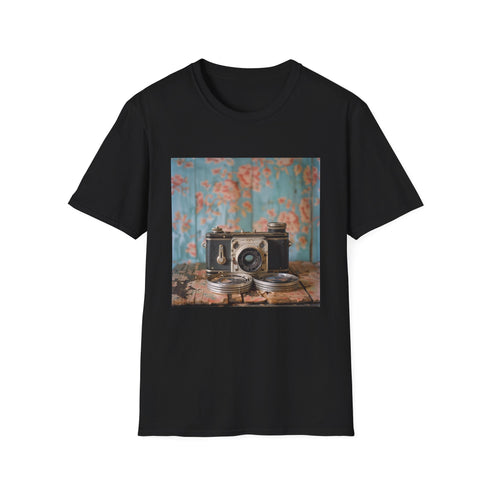 Capturing Memories: A Vintage Camera Journey | T-Shirt | DTG, Men's Clothing, Regular fit, T-Shirts, Unisex, Women's Clothing | Prints with Passion