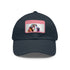 Basset Hound white cotton rectangle hat for dog lovers.