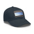 Kilimanjaro Summit Adventure Cap in White with Light Brown Rectangle Patch