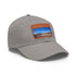 Desert Dreamer Baseball Cap in White with Light Brown Rectangle Patch