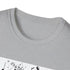 Charcoal dance silhouette t-shirt in soft cotton evokes rhythm and style