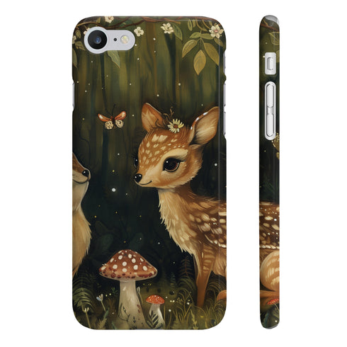 Enchanted Forest Woodland Creatures iPhone 7/8 Plus Slim Glossy Phone Case