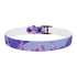 Lavender Fields Dog Collar in M Black Onyx: Stylish Pet Accessory