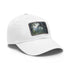 White Congo Rainforest Watercolor Cap with Light Brown patch.