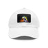 Neon watercolor Storm Trooper baseball cap with light brown patch.