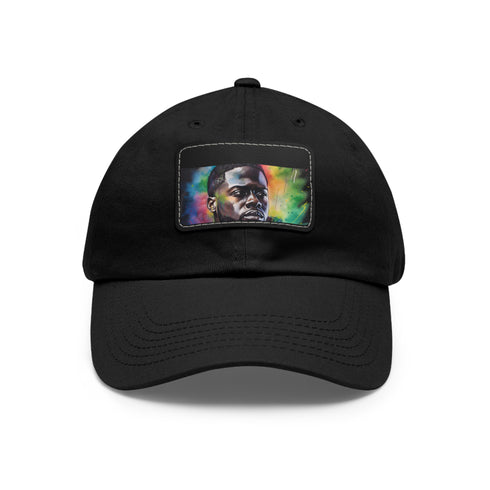 Kevin Hart Neon Watercolor Baseball Cap White Light Brown Unisex Vegan Hat