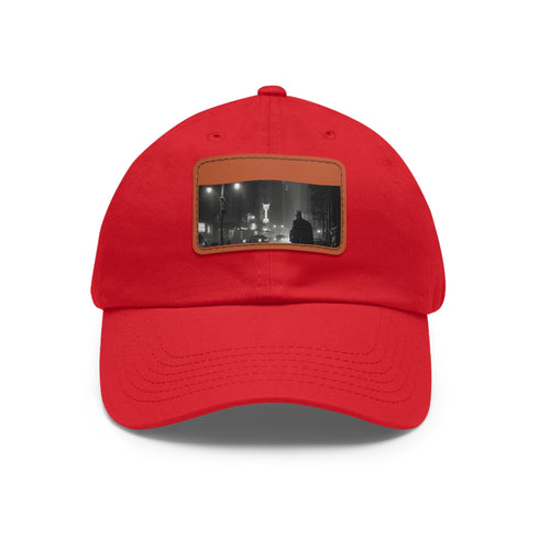 Dark Knight Gotham City cap in white with iconic bat symbol.