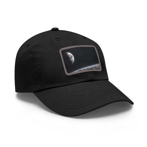 Earths Horizon Cap in White with Light Brown Patch