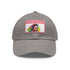 McConaughey Neon Dreams Cap in White with Light Brown Rectangle Patch