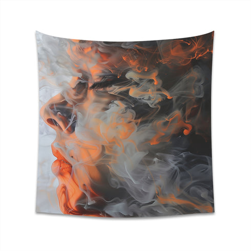 Smoke Tapestry - Captivating abstract art evoking mystery and wonder, perfect gift item