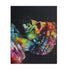 Colorful Caesar Watercolor Jigsaw Puzzle with neon hues, challenging 120 pieces.