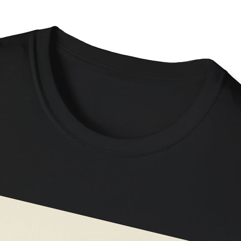 Minimalist charcoal mountain sunrise graphic unisex t-shirt S size organic fabric.