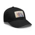 Watercolor Unicorn cap with light brown patch, rectangular shape, magical design.