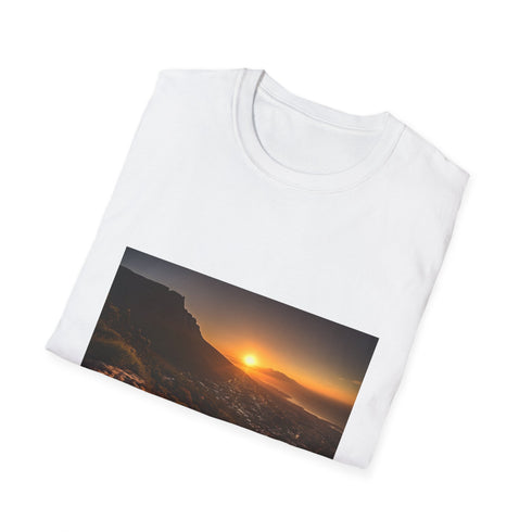 Sentinel of the Cape cotton crew neck t-shirt in charcoal.