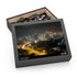 Vibrant Lagos night skyline jigsaw puzzle with city lights and landmarks.