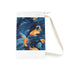 Goldfish Swim Laundry Bag - Cute laundry bag with orange koi fish design for whimsical laundry day fun