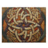Intricate Celtic knot jigsaw puzzle with vibrant colors and intricate patterns.
