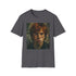 Charcoal Ron Weasley T-shirt with vibrant painted portrait crew neck cotton
