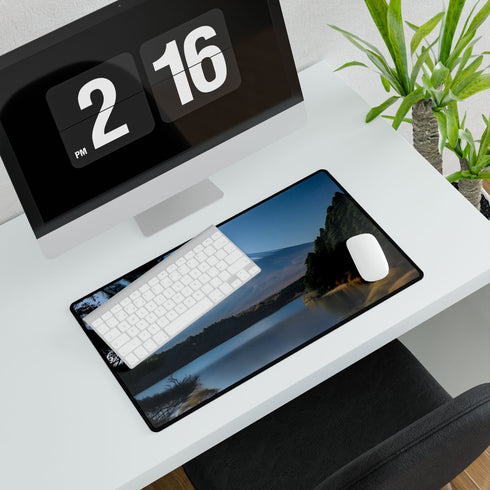 Mount Fuji Cherry Blossom Lake Reflection XXL Extended Desk Mat - View 7 | Prints With Passion