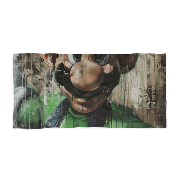 Dive into the luigi Beach Painting Towels for a touch of whimsy and color by the beach. Perfect for relaxation and fun in the sun.