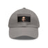 Barack Obama edition white baseball cap with light brown logo.