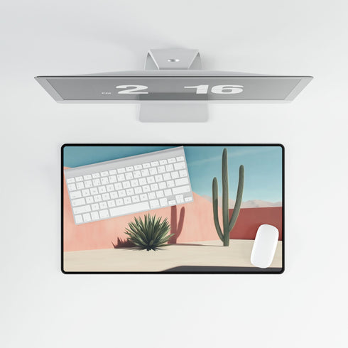Minimal Desert Scene with Sharp Shadows Gaming XXL Extended Desk Mat