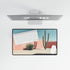 Minimal Desert Scene with Sharp Shadows Gaming XXL Extended Desk Mat