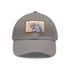 Magical Watercolor Unicorn Cotton Hat with Light Brown Patch.