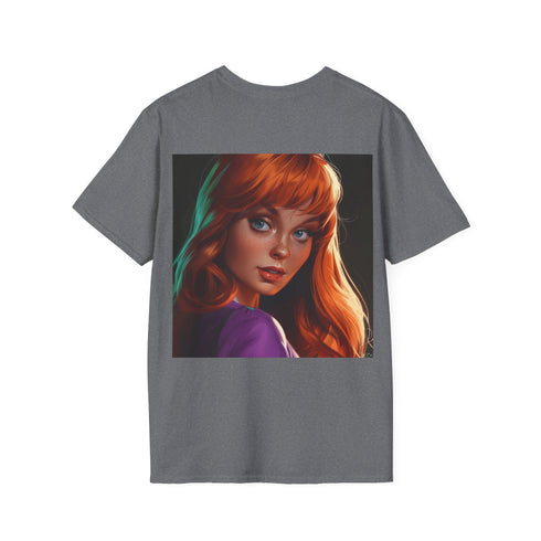 Mystery Solving Fashion Icon Tee in Charcoal Cotton for Summer Look