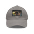 Iron Man Shades Snapback Cap white hat with light brown patch