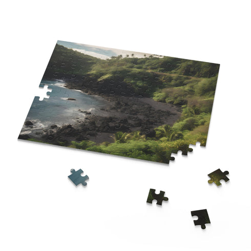Tropical Maui Paradise jigsaw puzzle with lush landscapes and crystal-clear waters.