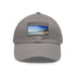 Malibu Dreamin Baseball Cap in White with Light Brown Patch