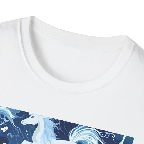 Symphony of the Wild Cotton Crew Neck T-Shirt - White - 2XL