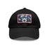Midnight Cerulean Porcelain Baseball Cap with White Rectangle patch.