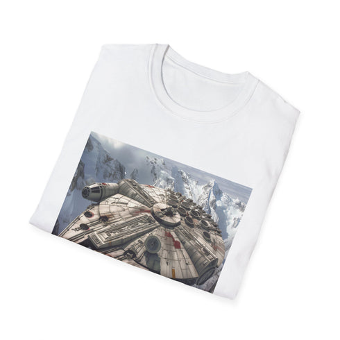 Millennium Falcon Charcoal T-Shirt Regular Fit Men's Women's Unisex Sci-Fi
