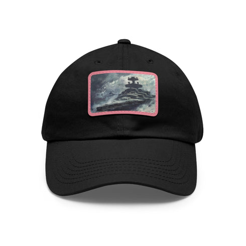 White Star Wars baseball cap with Star Destroyer imagery.