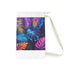 Bright Neon Tropical Leaves Laundry Bag - Add a Touch of Paradise to Your Laundry Routine with Vibrant Palm Trees Design