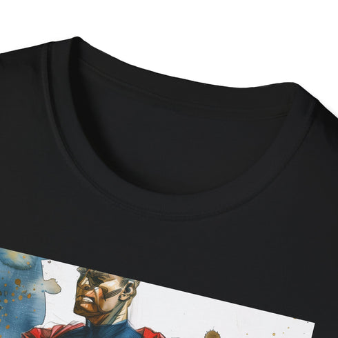 Supe Supremacy Homelander T-Shirt: Charcoal Crew Neck Regular Fit Summer Pick