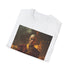 Charcoal cotton T-shirt with Avatar-inspired vibrant elemental design