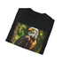 Eagle painting t-shirt in Charcoal, Cotton material, Crew neck, Regular fit.