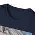 Vibrant charcoal Elsa painting T-shirt with soft cotton crew neck design