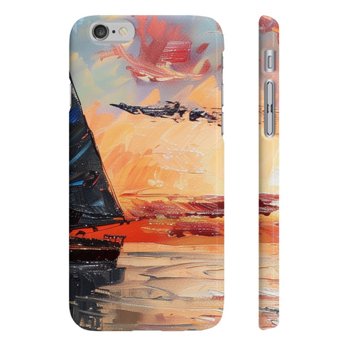 Vibrant Boracay Sunset Hues Glossy iPhone 7 Plus Slim Phone Case
