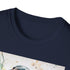 Charcoal cotton crew neck t-shirt featuring Kevin Garnett's bold basketball stance