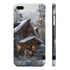 Rustic cabin phone case with glossy finish for iPhone 7/8 Plus.
